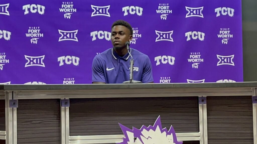 tcu wr dylan wright talks frogs season