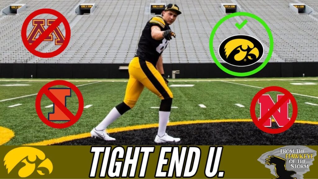 te michael burt commits to hawkeyes iowa steals big nebraska tight end from other big ten schools