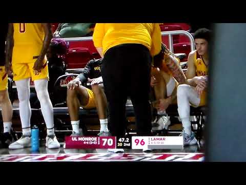 technical foul on louisiana monroes jalen bolden vs lamar 1