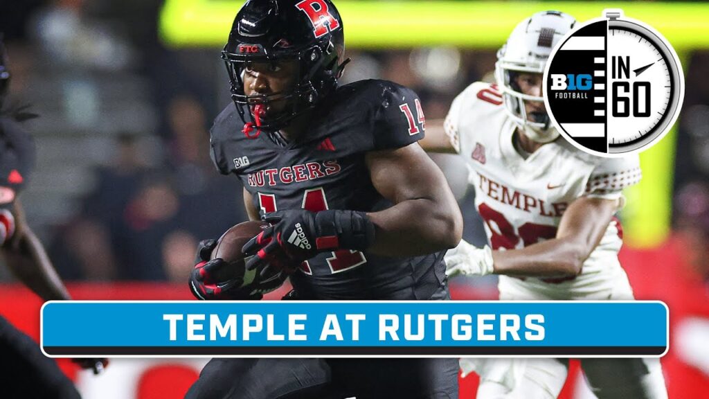 temple at rutgers sept 9 2023 b1g football in 60