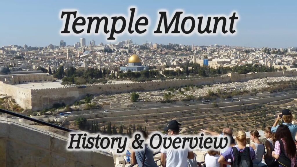 temple mount history overview solomons temple second temple early church jerusalem israel