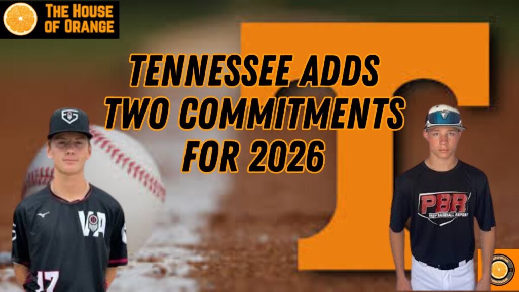 tennessee baseball adds multiple commitments for 2026