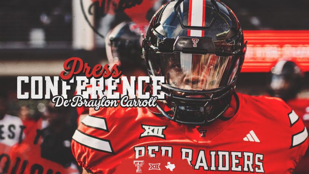 texas tech football debraylon carroll media availability sept 17 2024