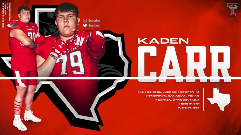 texas tech football kaden carr 23 highlights