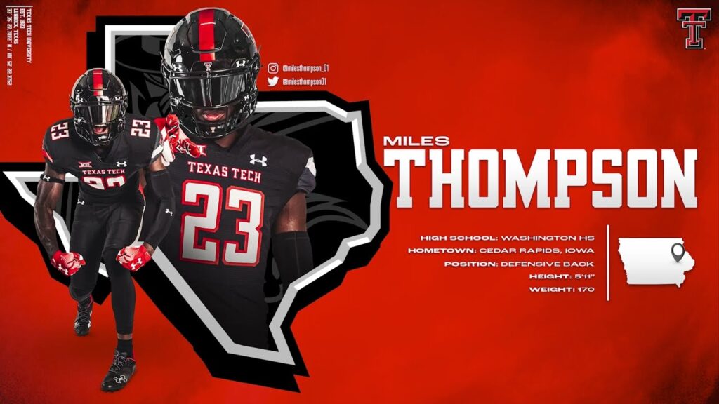 texas tech football miles thompson 23 highlights