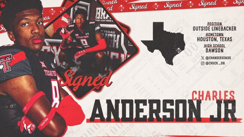 texas tech football signing day charles anderson jr 2023