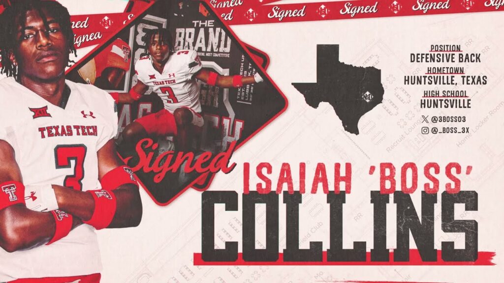 texas tech football signing day isaiah boss collins 2023 1