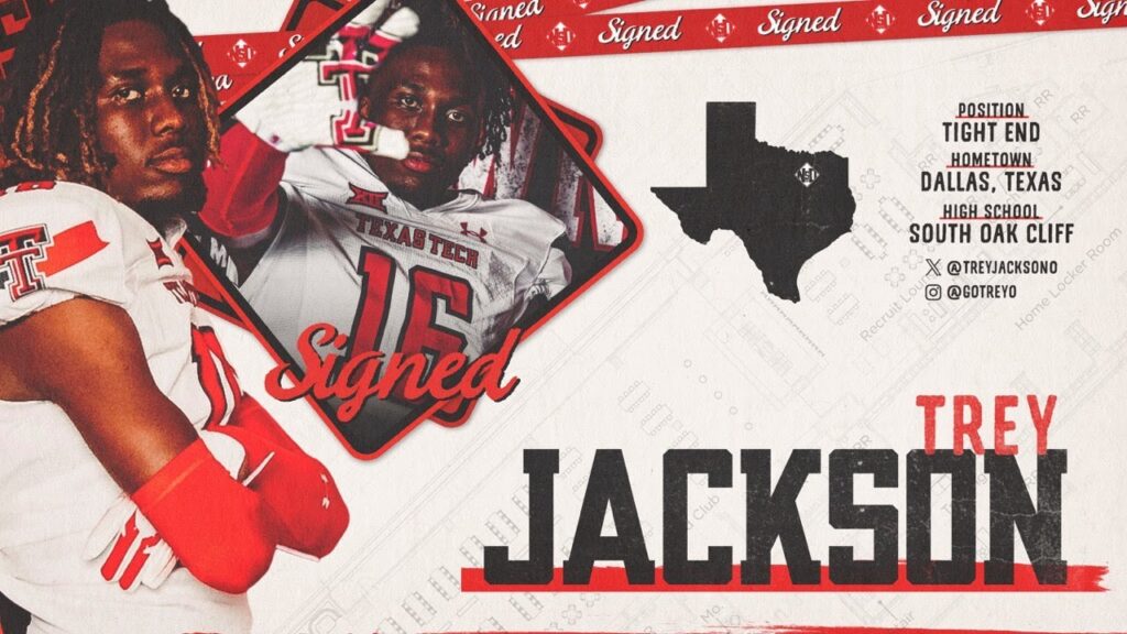 texas tech football signing day trey jackson 2023