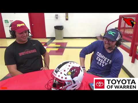 the cardinal mooney football show tino merlo