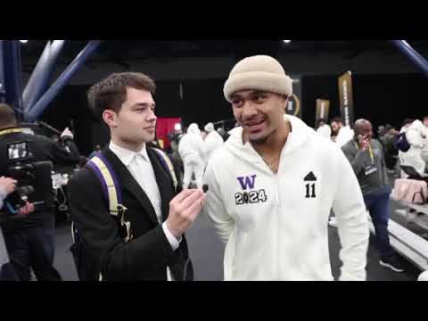 the daily interviews washington linebacker alphonzo tuputala at cfb national championship media day