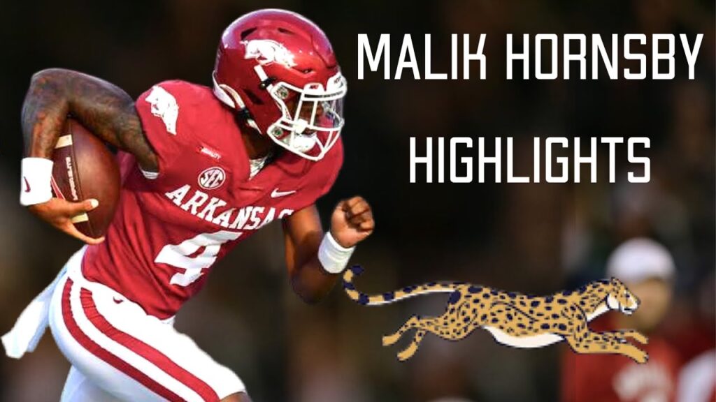 the fastest qb in college football malik hornsby arkansas highlights