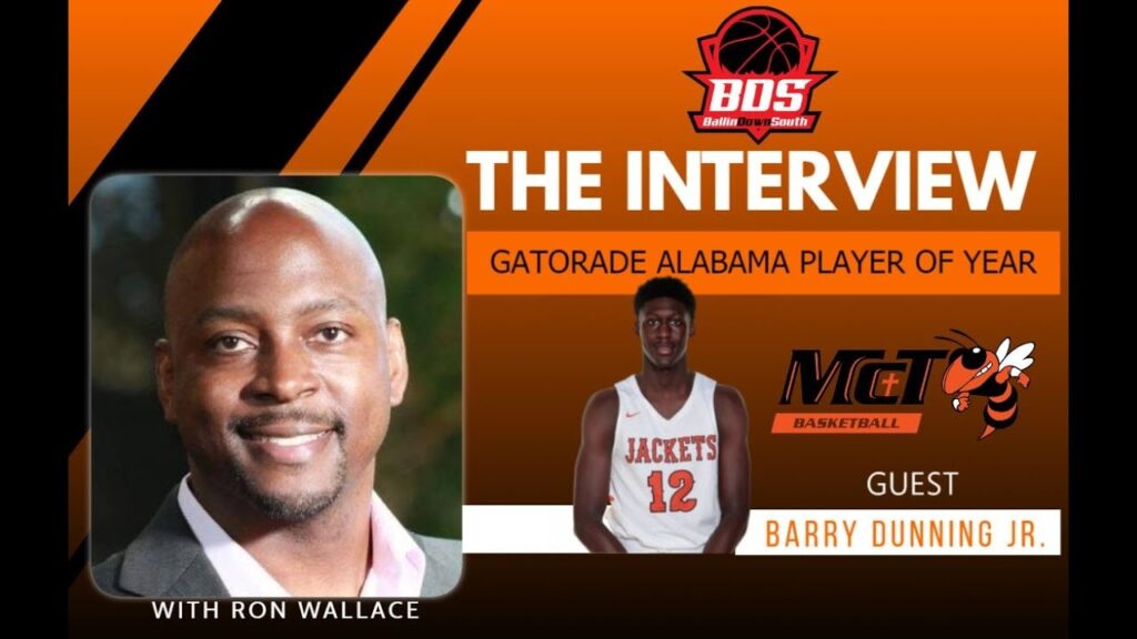 the interview with alabama gatorade poy barry dunning jr