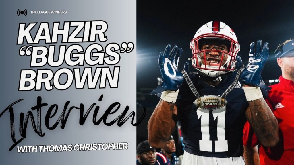 the league winners interview with florida atlantic cb kahzir buggs brown 10 2