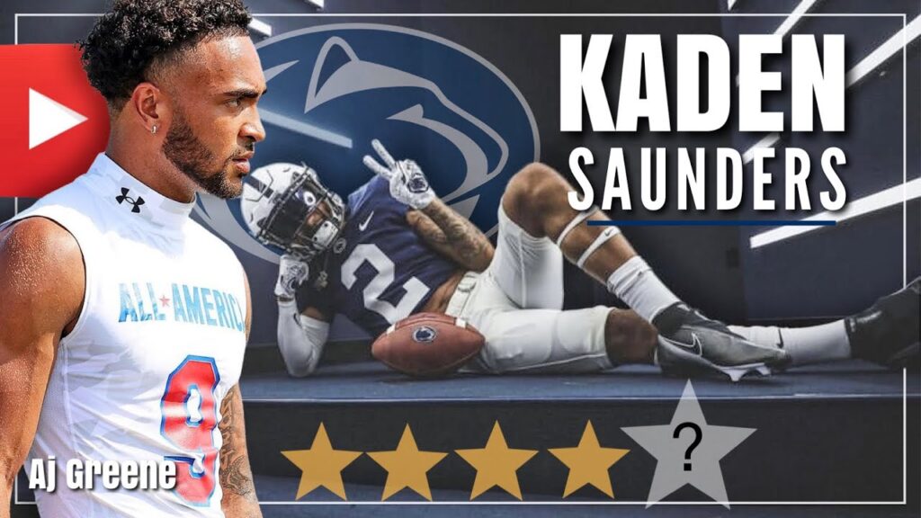 this 4 star wide receiver wants his 5th star kaden saunders penn state commit