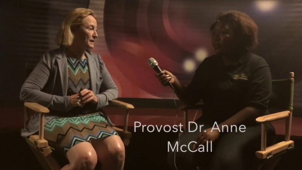 three minutes with provost dr anne mccall