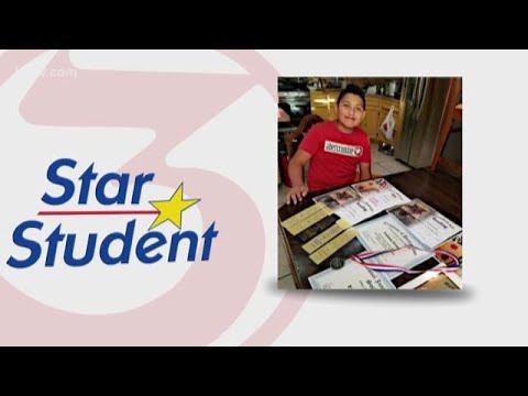 three star student fabian from martin middle school