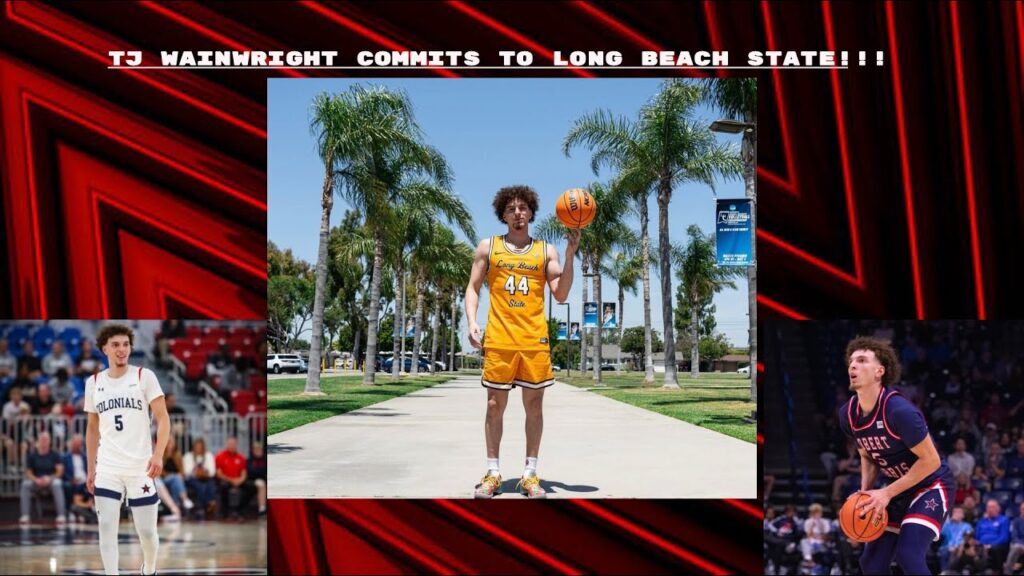 tj wainwright just committed to long beach state smooth lefty with nba game