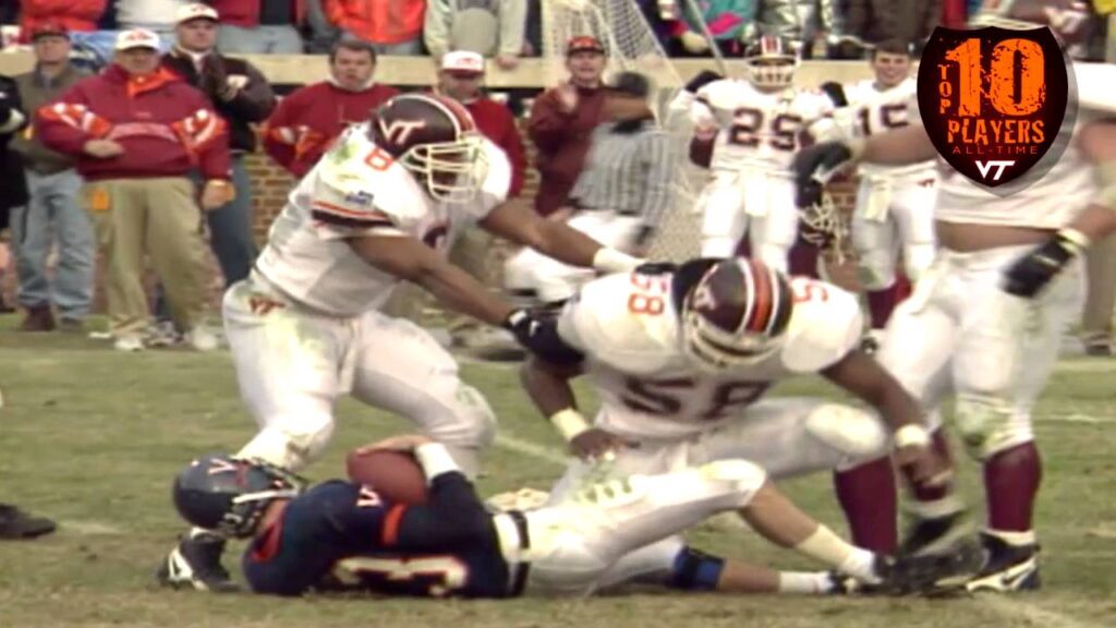 top 10 players in virginia tech football history 1