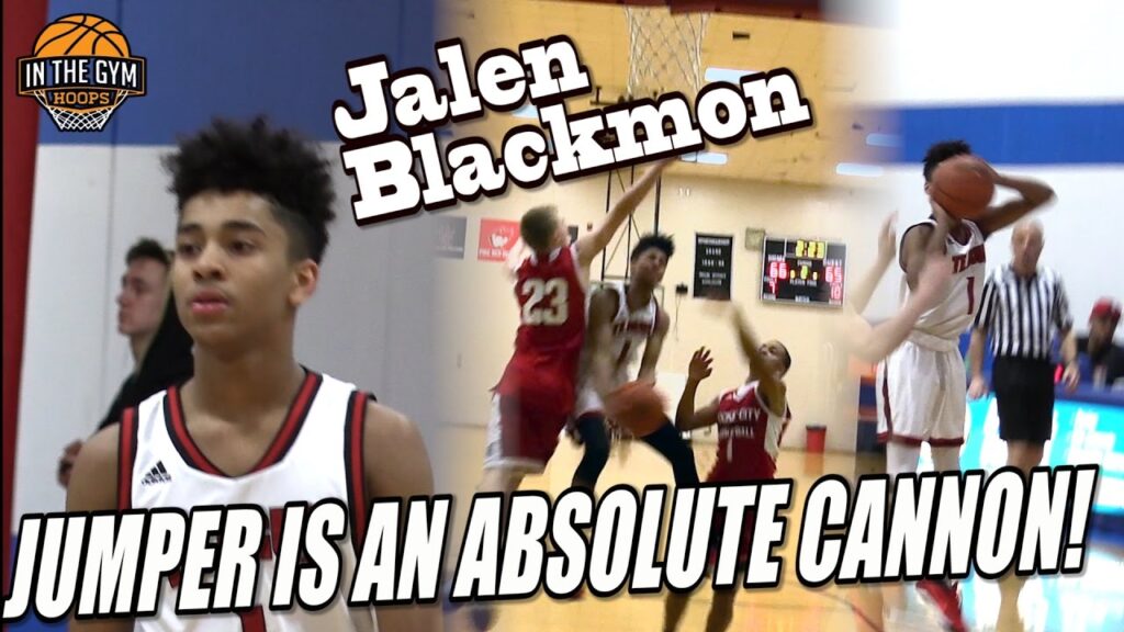 top ranked 8th grader pg jalen blackmon jumper is an absolute cannon