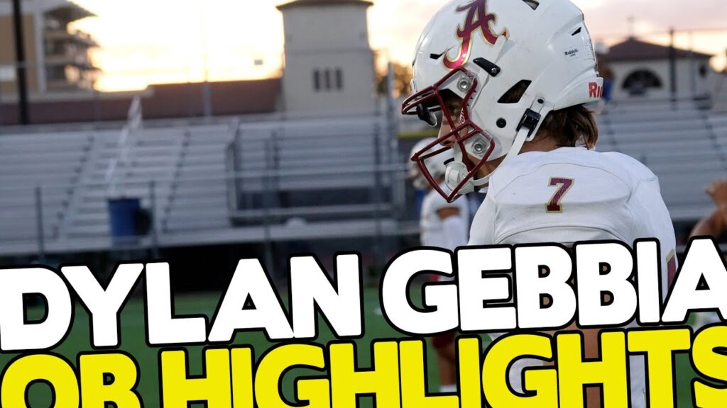 top westcoast recruit dylan gebbia 22 qb senior highlights bishop alemany hs pressbox film