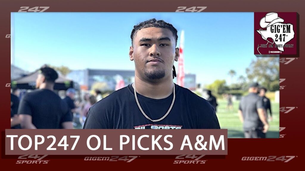 top247 ol isendre ahfua commits to texas am gigem 247 podcast