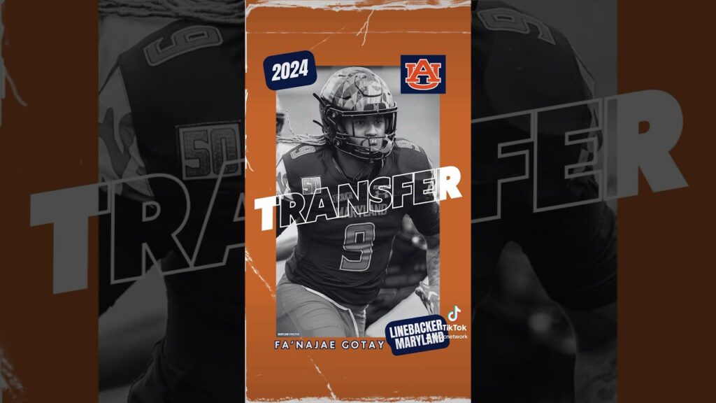 transfer fanajae gotay to auburn football wareagle auburn collegefootball