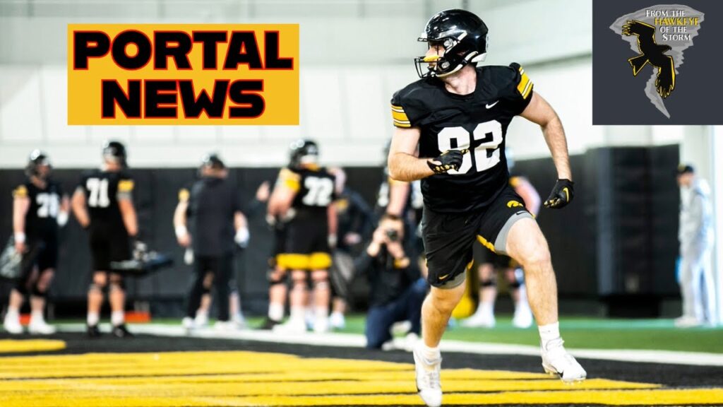 transfer portal iowa tight end withdraws from portal te johnny pascuzzi returns to iowa hawkeyes