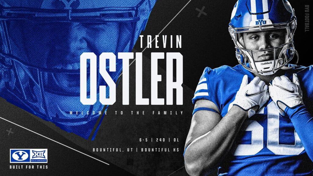 trevin ostler byu football national signing day 2022