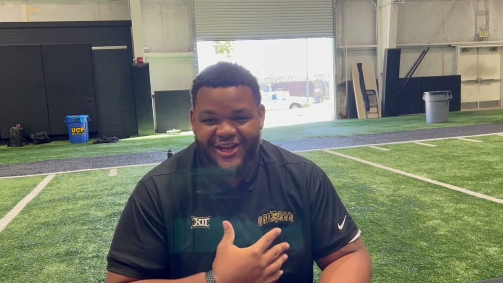 ucf football 2024 transfer media event jabari brooks