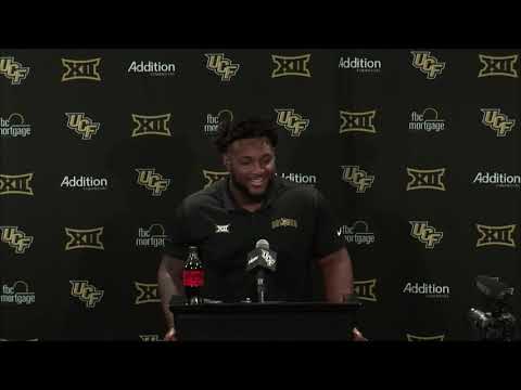 ucf football dt ricky barber sam houston game week press conference