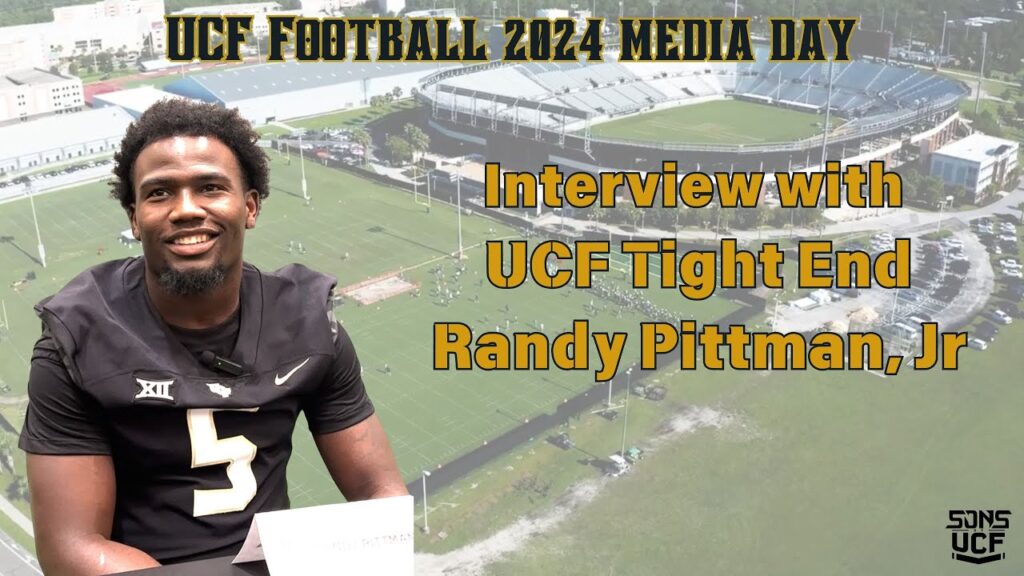 ucf football media day 2024 interview with te randy pittman jr