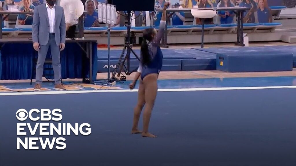 ucla gymnast celebrates black excellence in viral floor routine