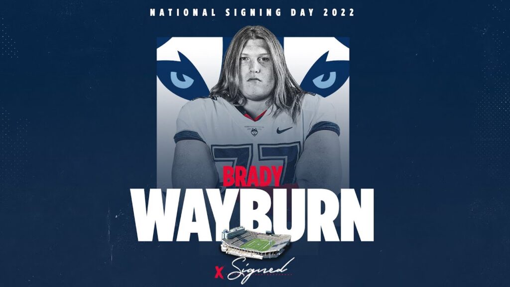 uconn football nsd 2022 brady wayburn