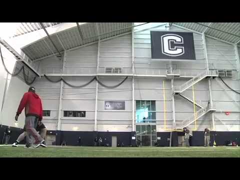 uconns zach hurd works out for nfl scouts 1