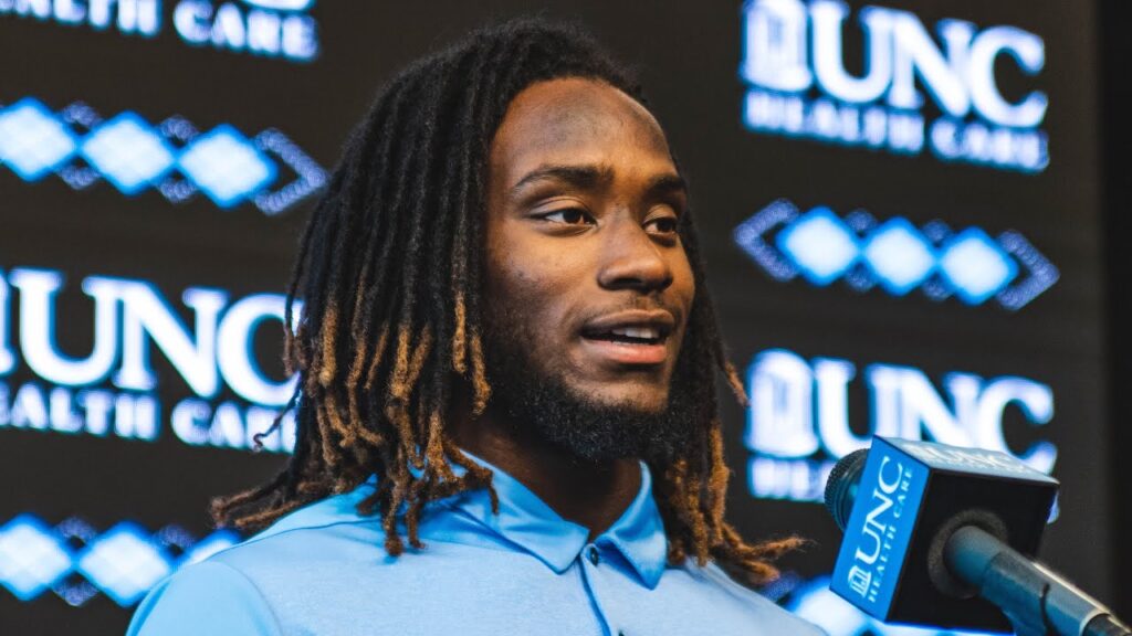 unc football app state week interview michael carter 9 17 2019