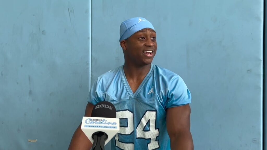 unc rb darwin barlow spring practice inside carolina interviews