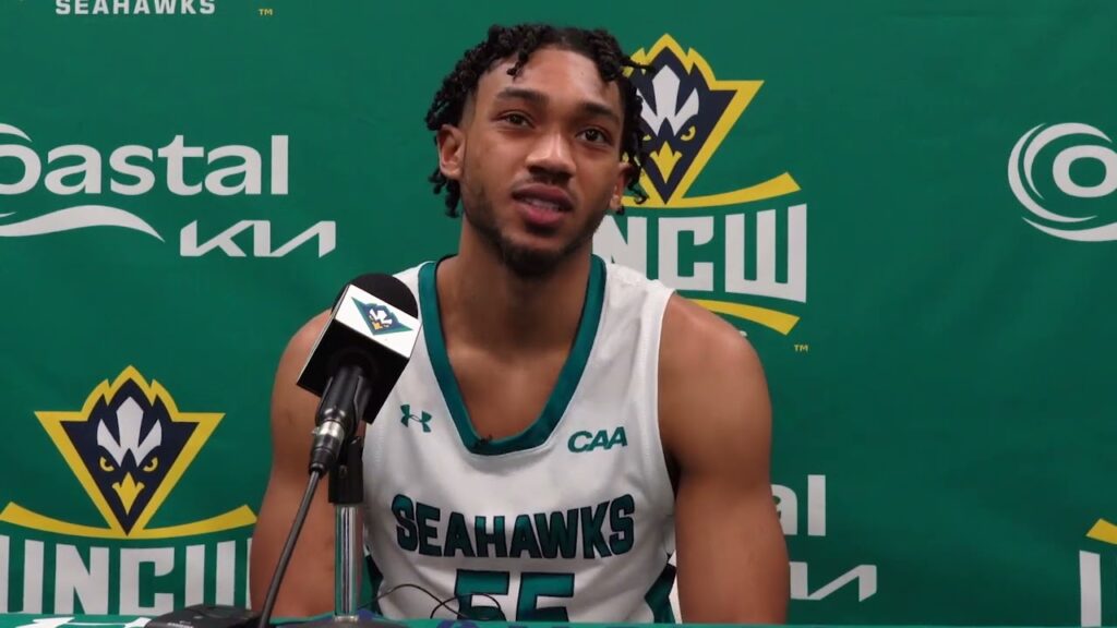 uncw mbb donovan newby postgame vs towson 02 25 23