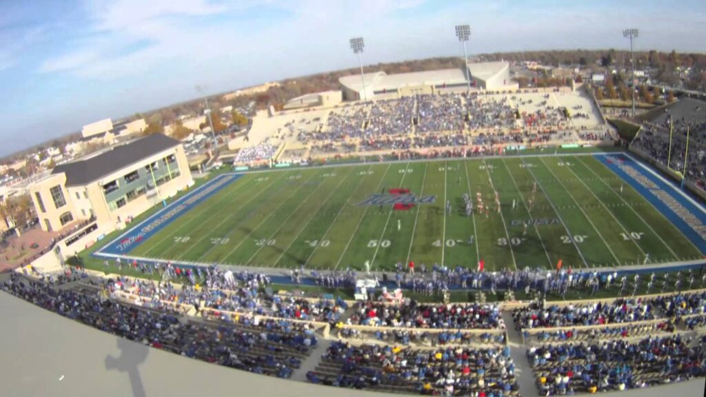 univsersity of tulsas h a chapman stadium timelapse from the utep game on nov 20 2010