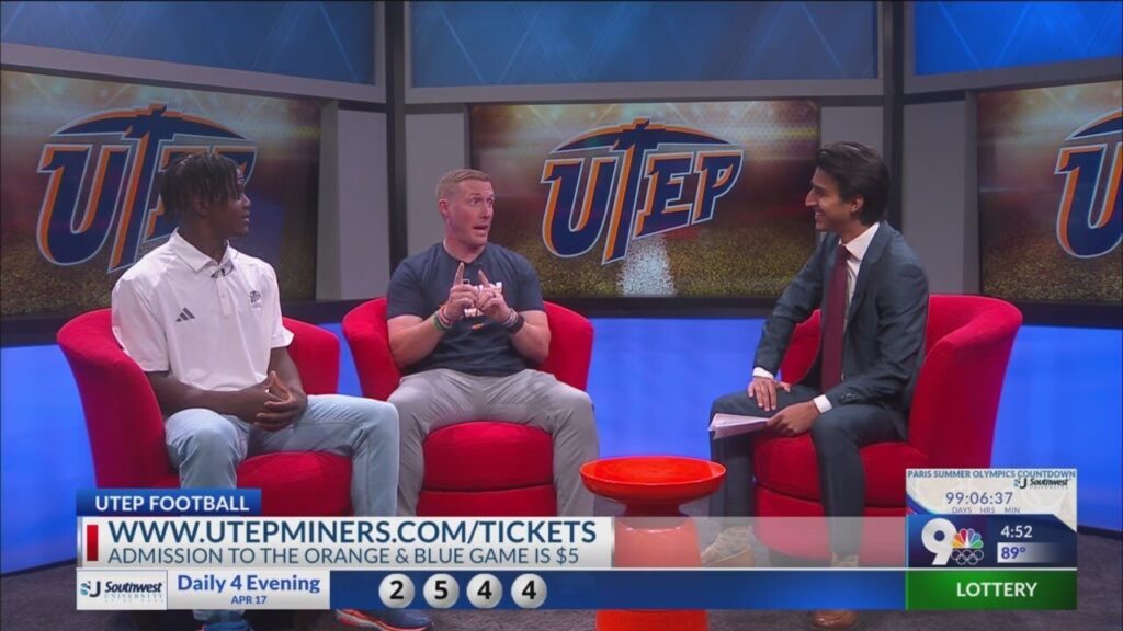 utep footballs scotty walden and trey goodman preview orange vs blue spring game