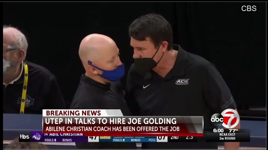 utep offers abilene christians joe golding its basketball head coaching job sources tell