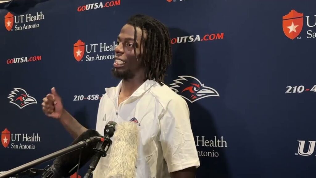 utsa cb zach frazier post practice presser 9 17 24