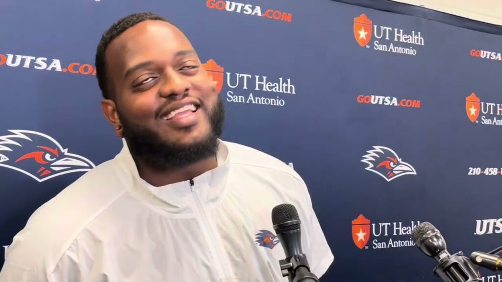 utsa dl joe evans media day interview 8 10 24