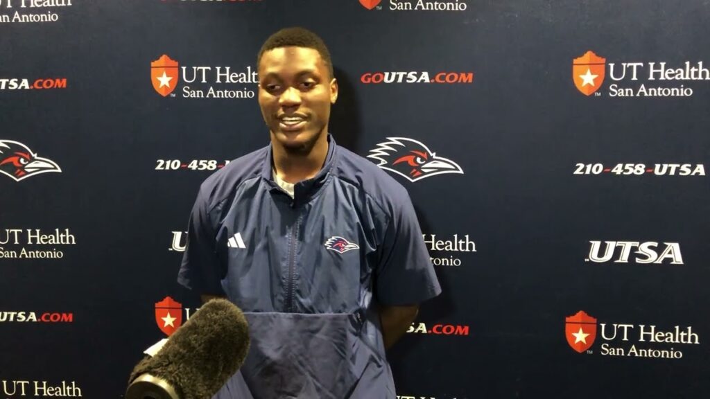 utsa fb wr jj sparkman post practice media session 8 21 24