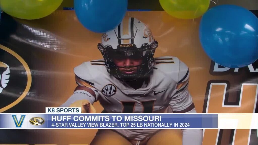 valley view lb brian huff commits to missouri