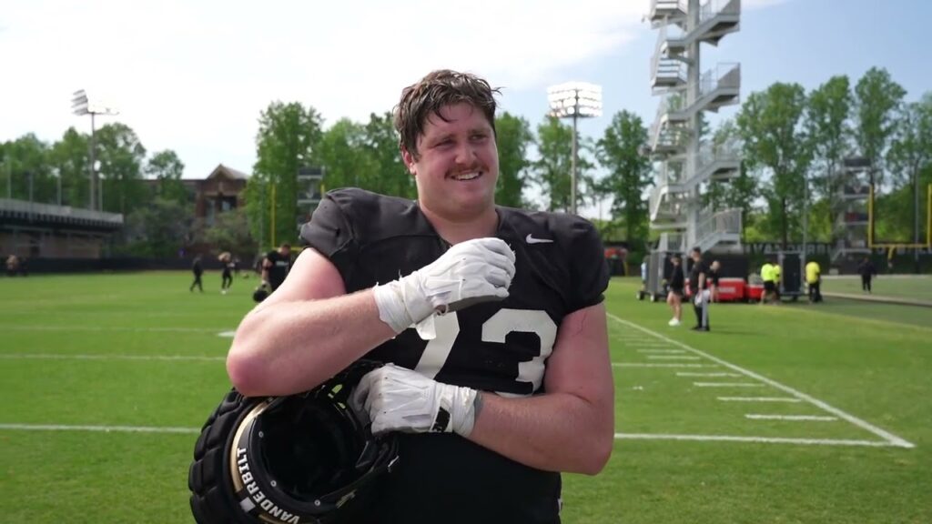 vandy football charlie clark interview spring practice