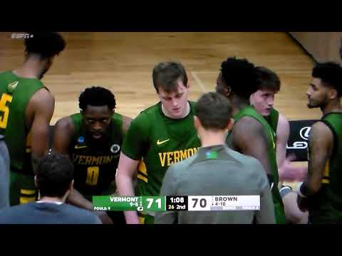 vermonts tj long hits crucial 3 vs brown