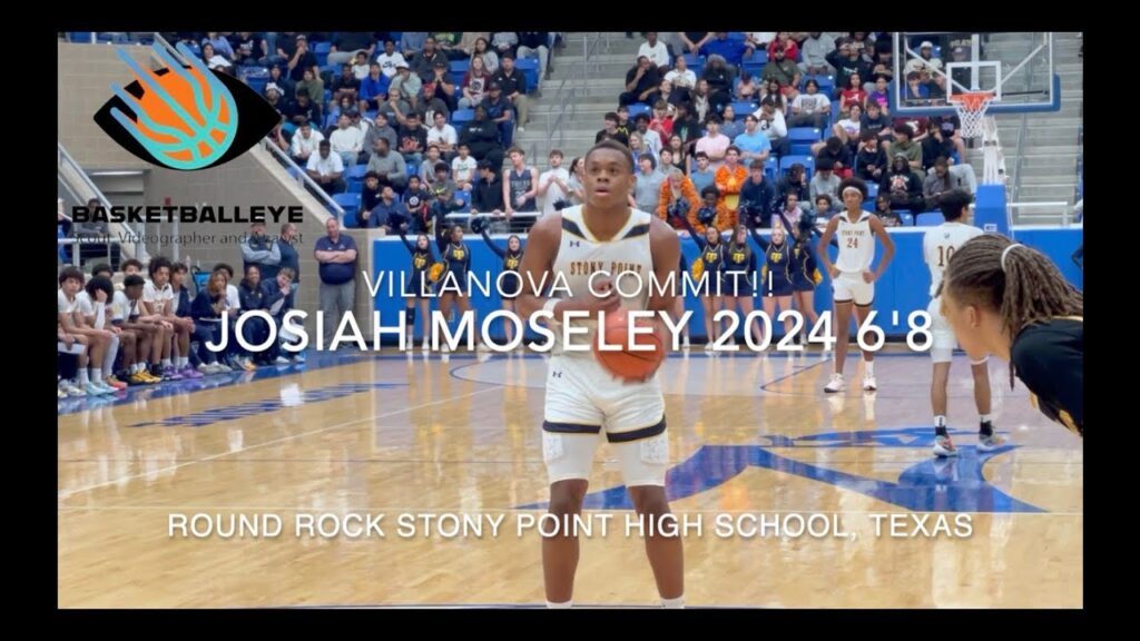 villanova commit josiah moseley 2024 68 stony point high school texas