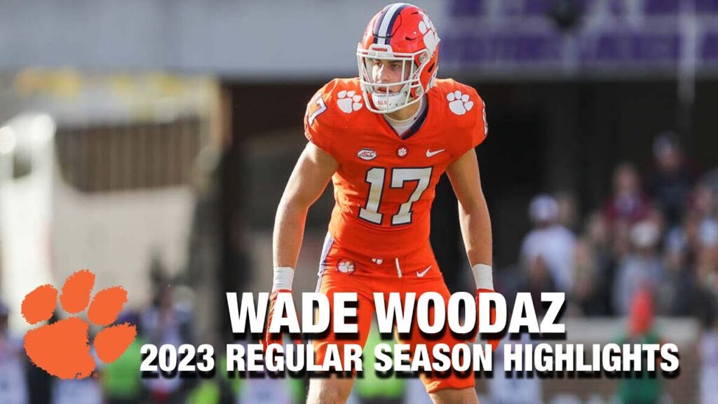 wade woodaz 2023 regular season highlights clemson lb