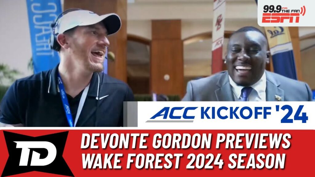 wake forest offensive tackle devonte gordon shares thoughts on qb battle