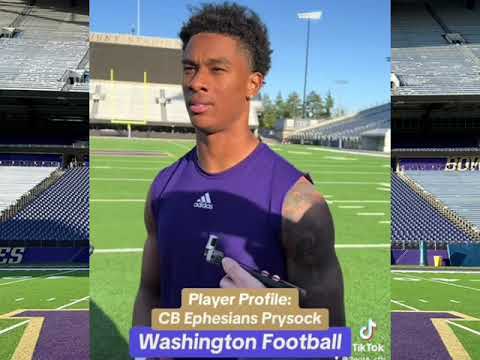 washington player profile cb ephesians prysock